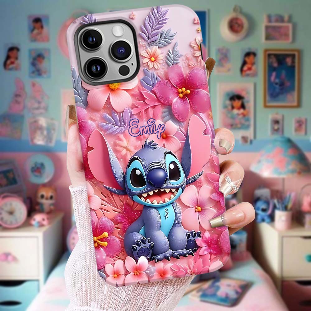 Floral Ohana - Personalized Ohana Full Print Phone Case