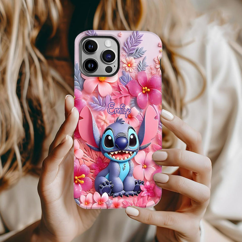 Floral Ohana - Personalized Ohana Full Print Phone Case