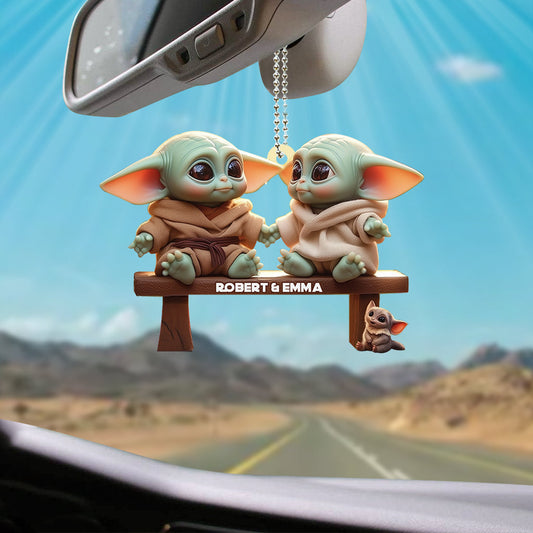 You & Me We Got This - Personalized The Force Car Ornament
