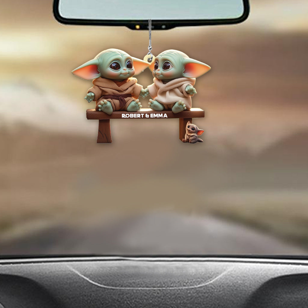 You & Me We Got This - Personalized The Force Car Ornament