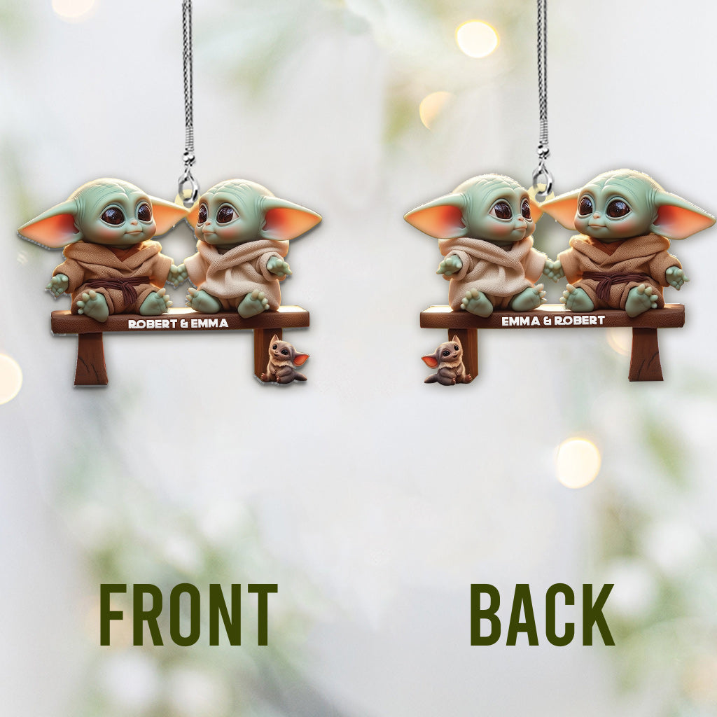 You & Me We Got This - Personalized The Force Car Ornament