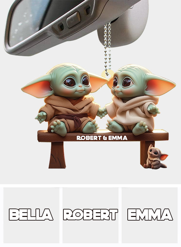 You & Me We Got This - Personalized The Force Car Ornament