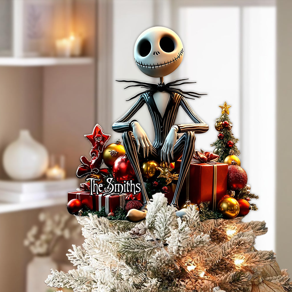 Merry Christmas - Personalized Nightmare Tree Topper