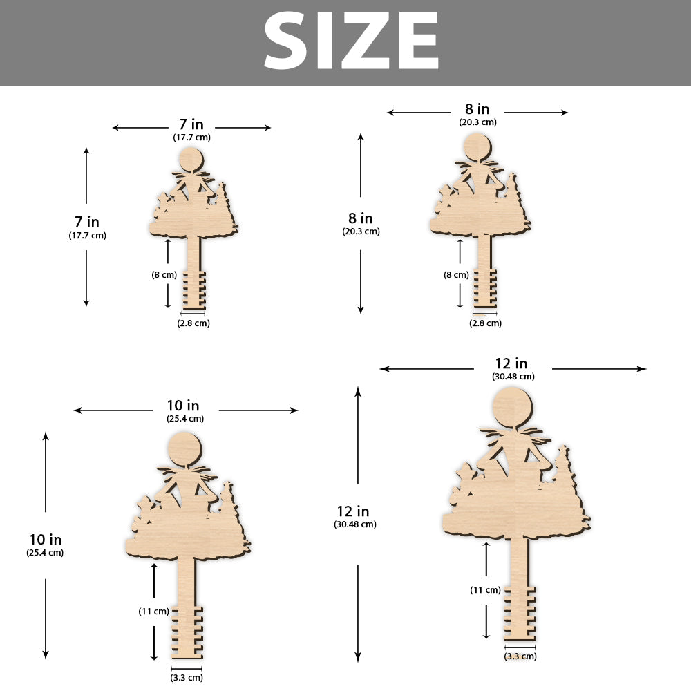 Merry Christmas - Personalized Nightmare Tree Topper