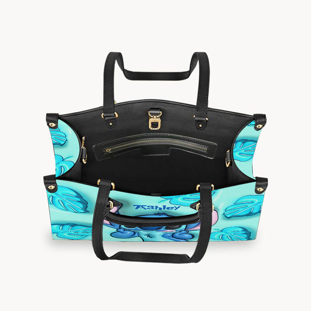 Ohana - Personalized Ohana Leather Handbag