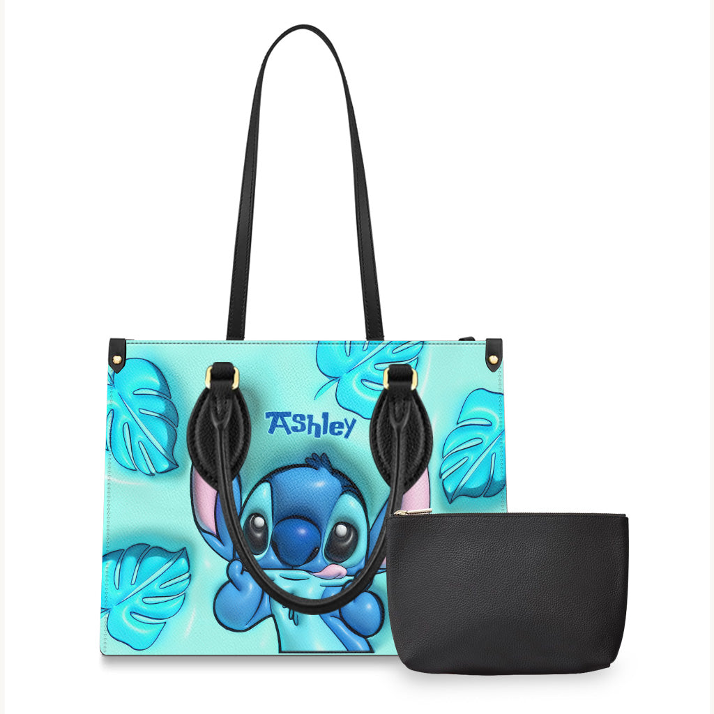 Ohana - Personalized Ohana Leather Handbag