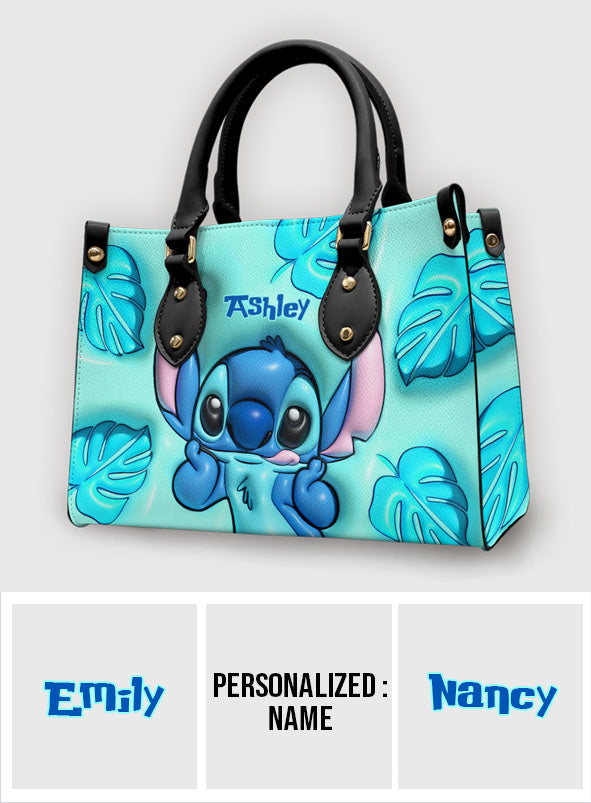 Ohana - Personalized Ohana Leather Handbag
