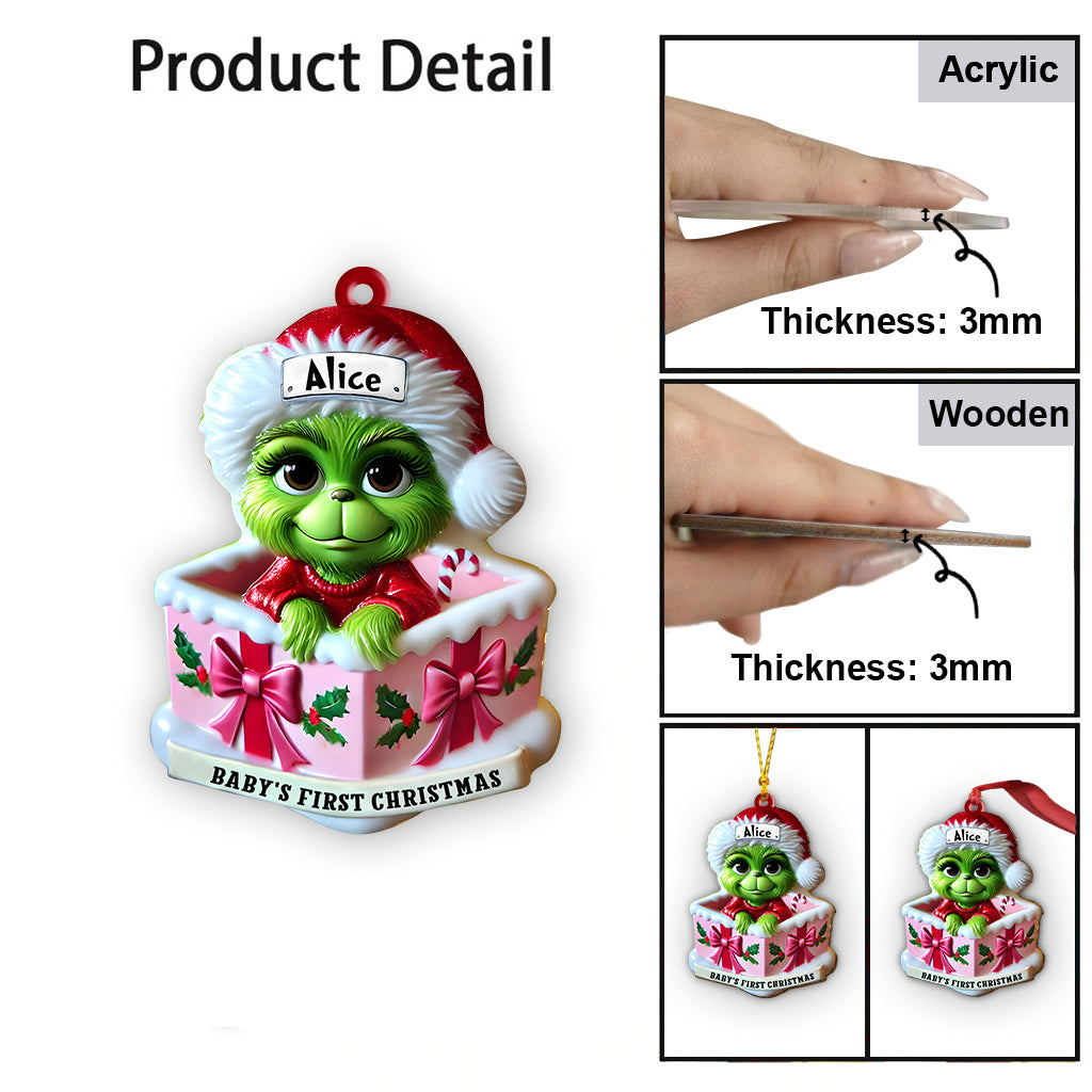 Cute Baby - Personalized Family Ornament