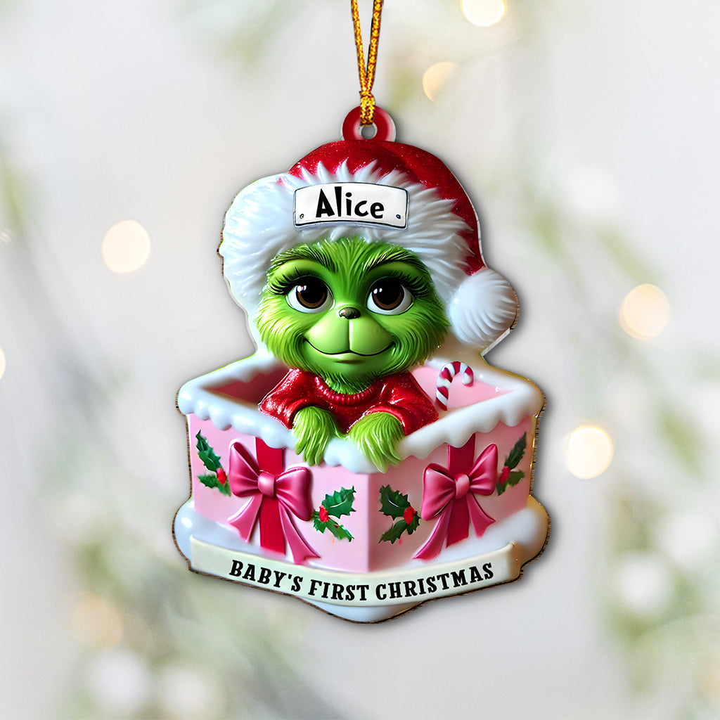 Cute Baby - Personalized Family Ornament