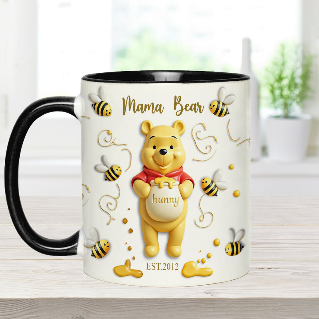 Mama Bear - Personalized Mouse Accent Mug