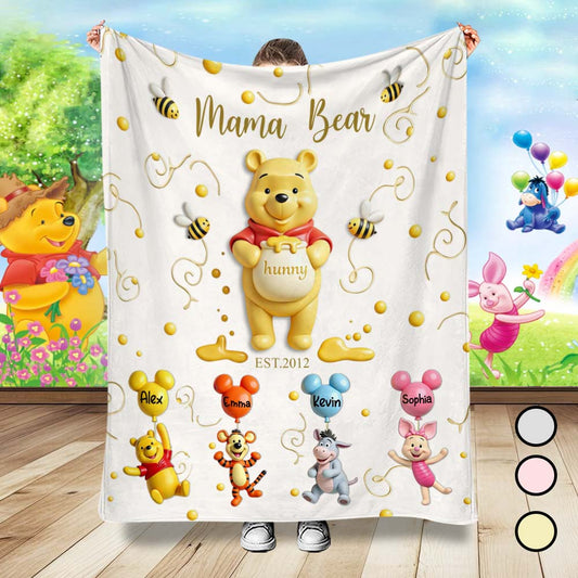 Mama Bear - Personalized Mouse Blanket