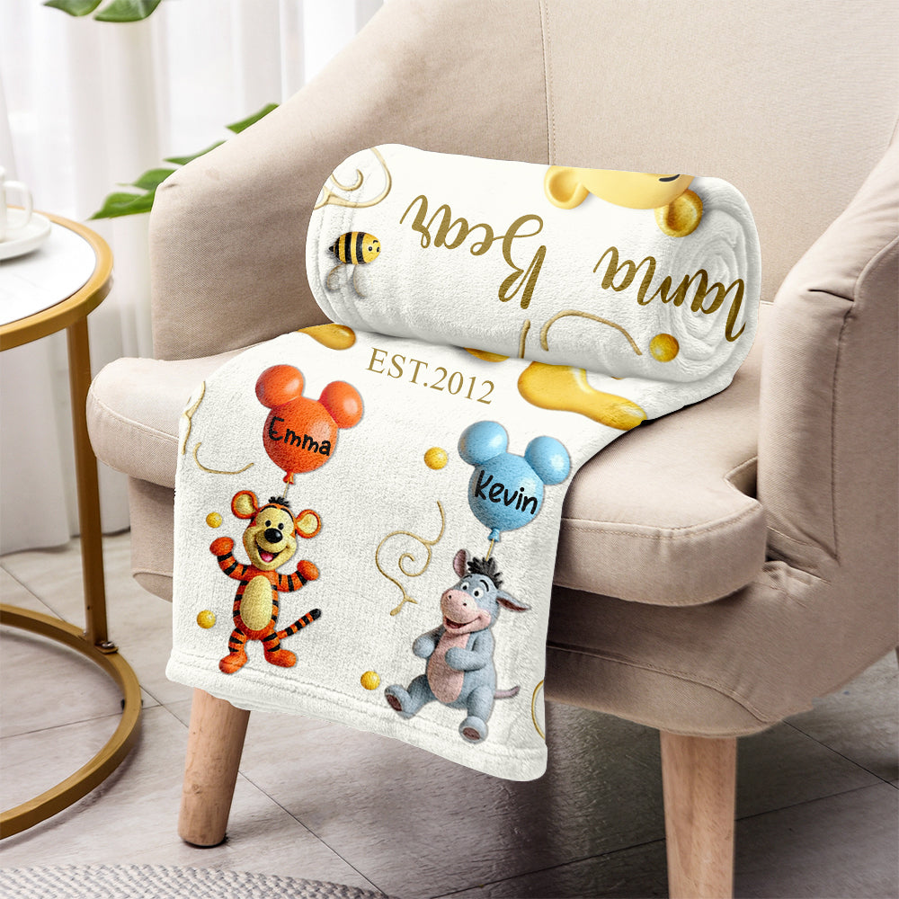 Mama Bear - Personalized Mouse Blanket