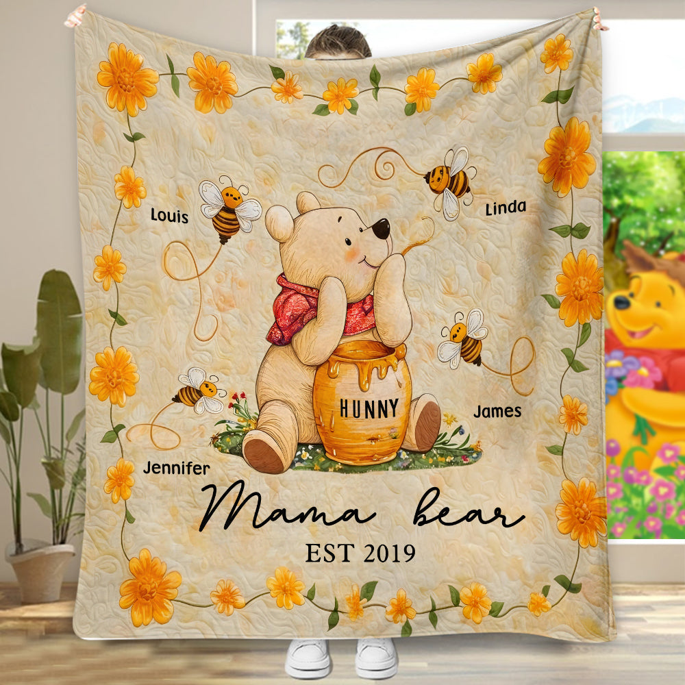 Mama Bear - Personalized Mouse Blanket