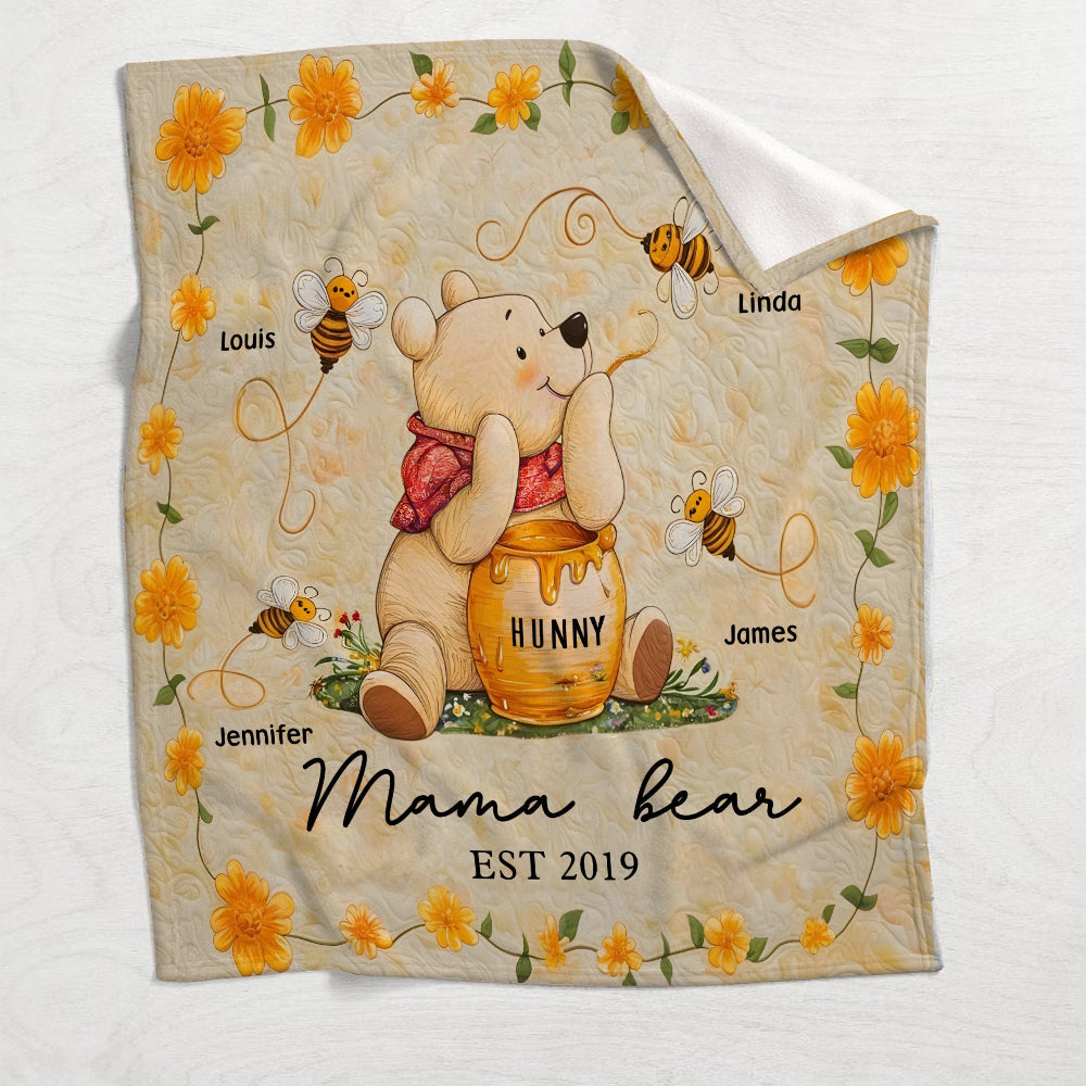 Mama Bear - Personalized Mouse Blanket