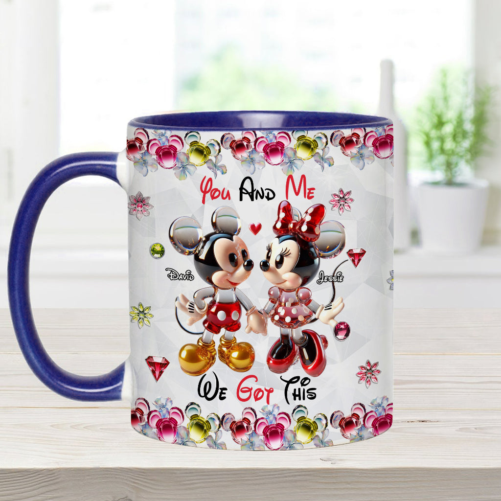 You & Me We Got This - Personalized Mouse Accent Mug