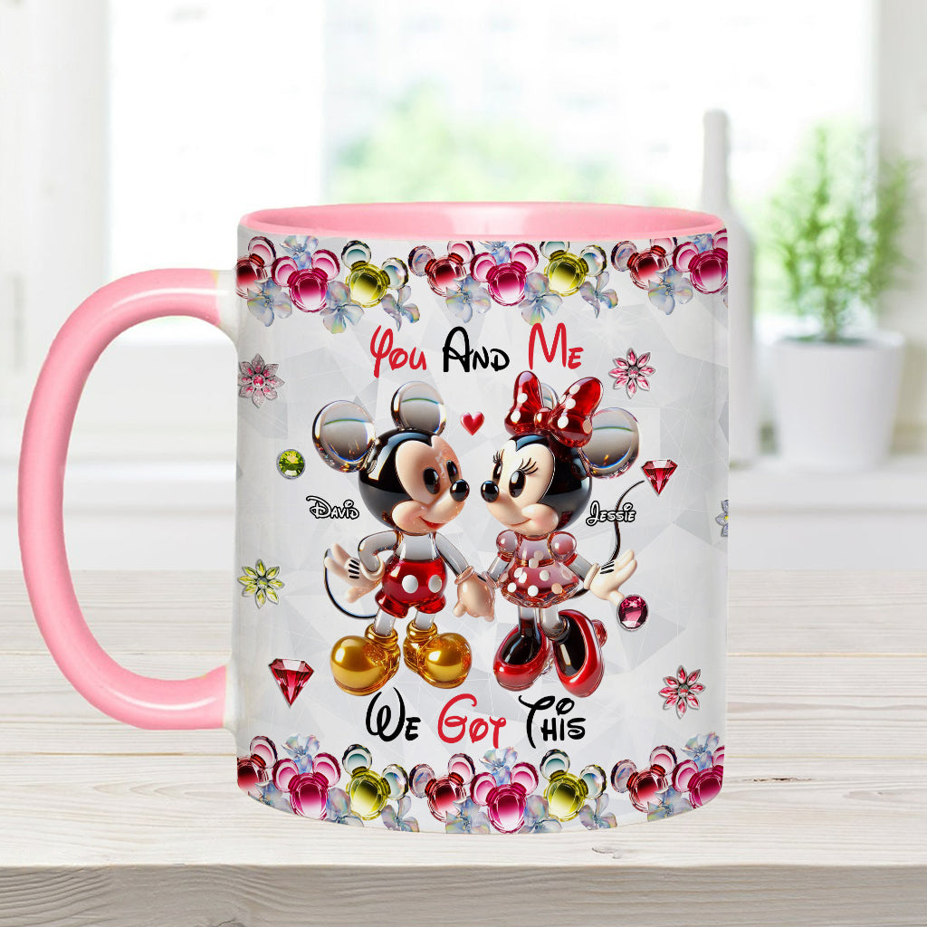You & Me We Got This - Personalized Mouse Accent Mug