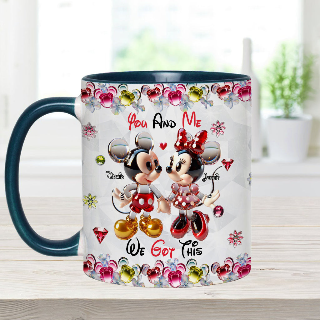 You & Me We Got This - Personalized Mouse Accent Mug
