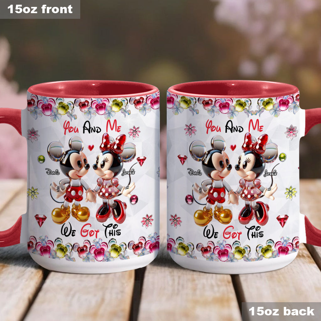You & Me We Got This - Personalized Mouse Accent Mug