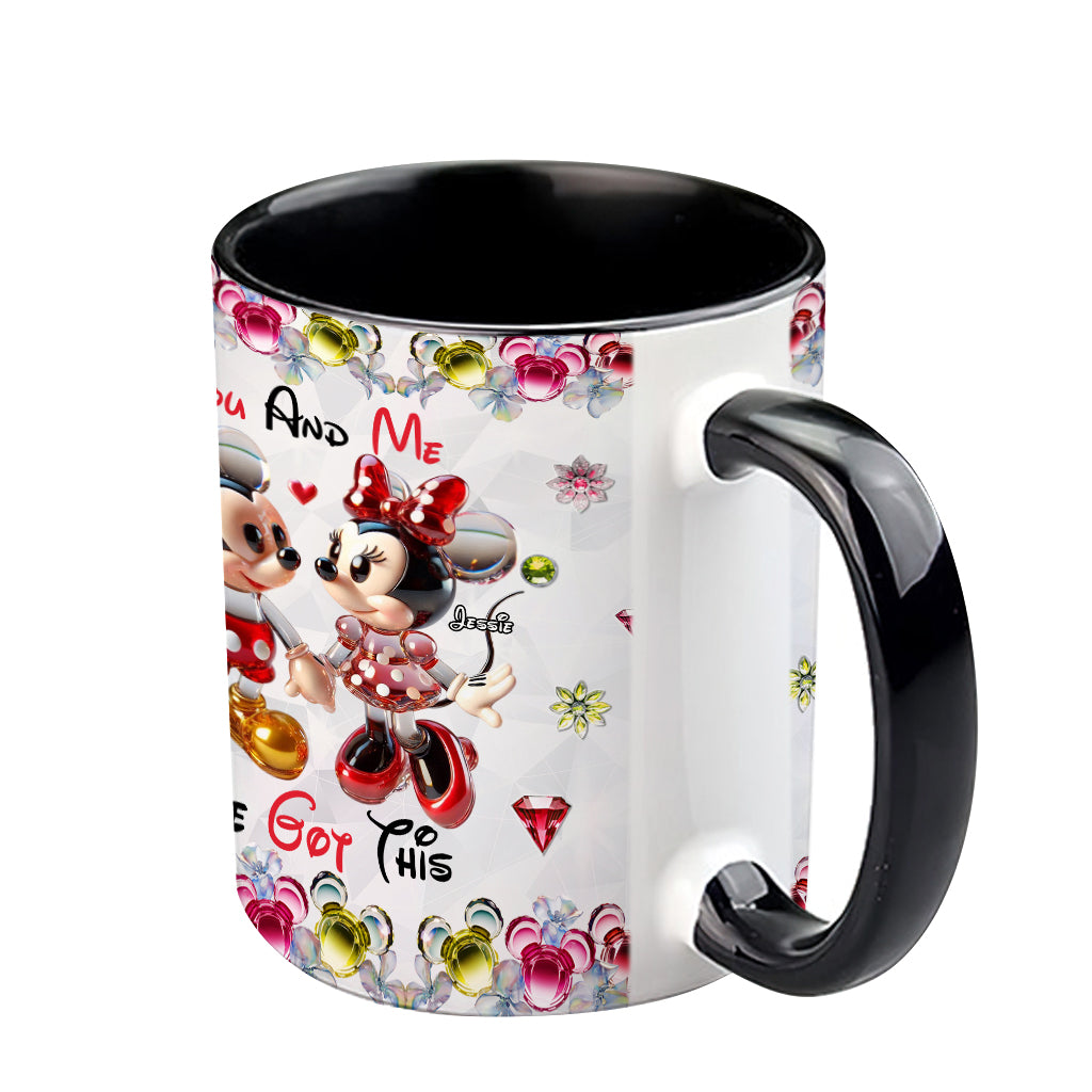 You & Me We Got This - Personalized Mouse Accent Mug