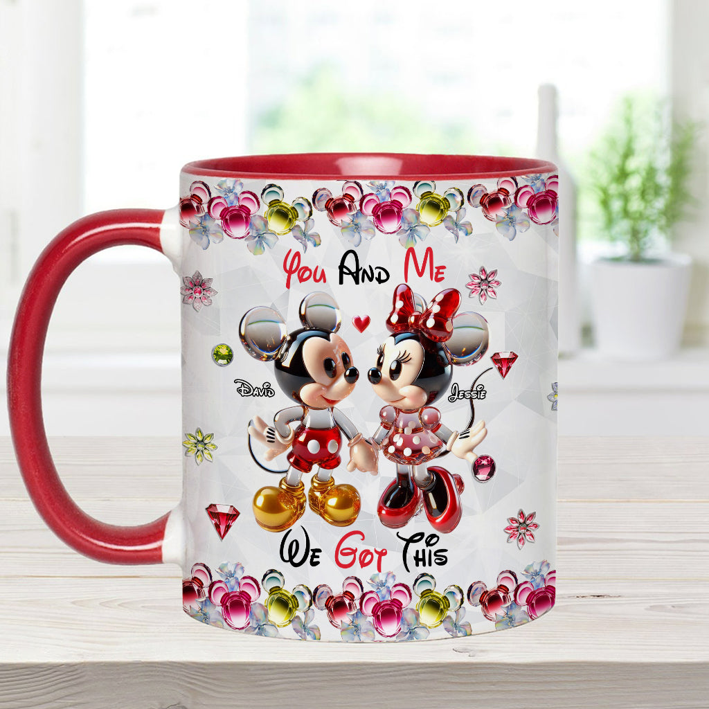You & Me We Got This - Personalized Mouse Accent Mug