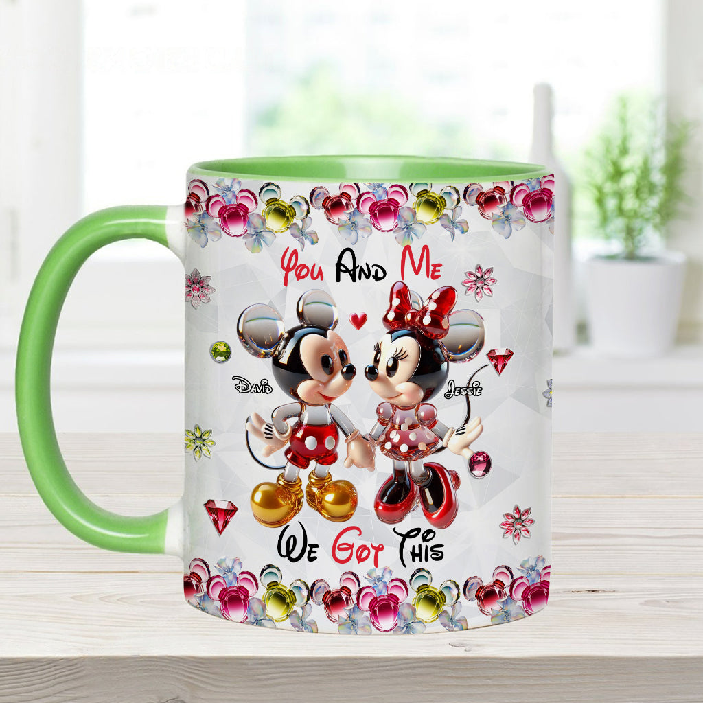 You & Me We Got This - Personalized Mouse Accent Mug