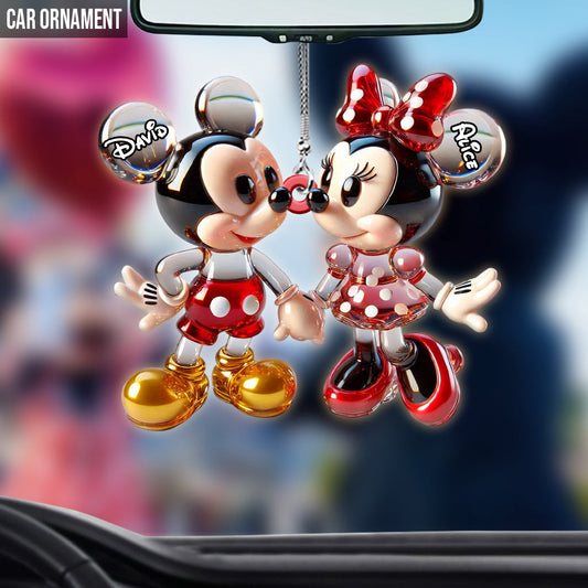 You & Me We Got This - Personalized Mouse Car Ornament
