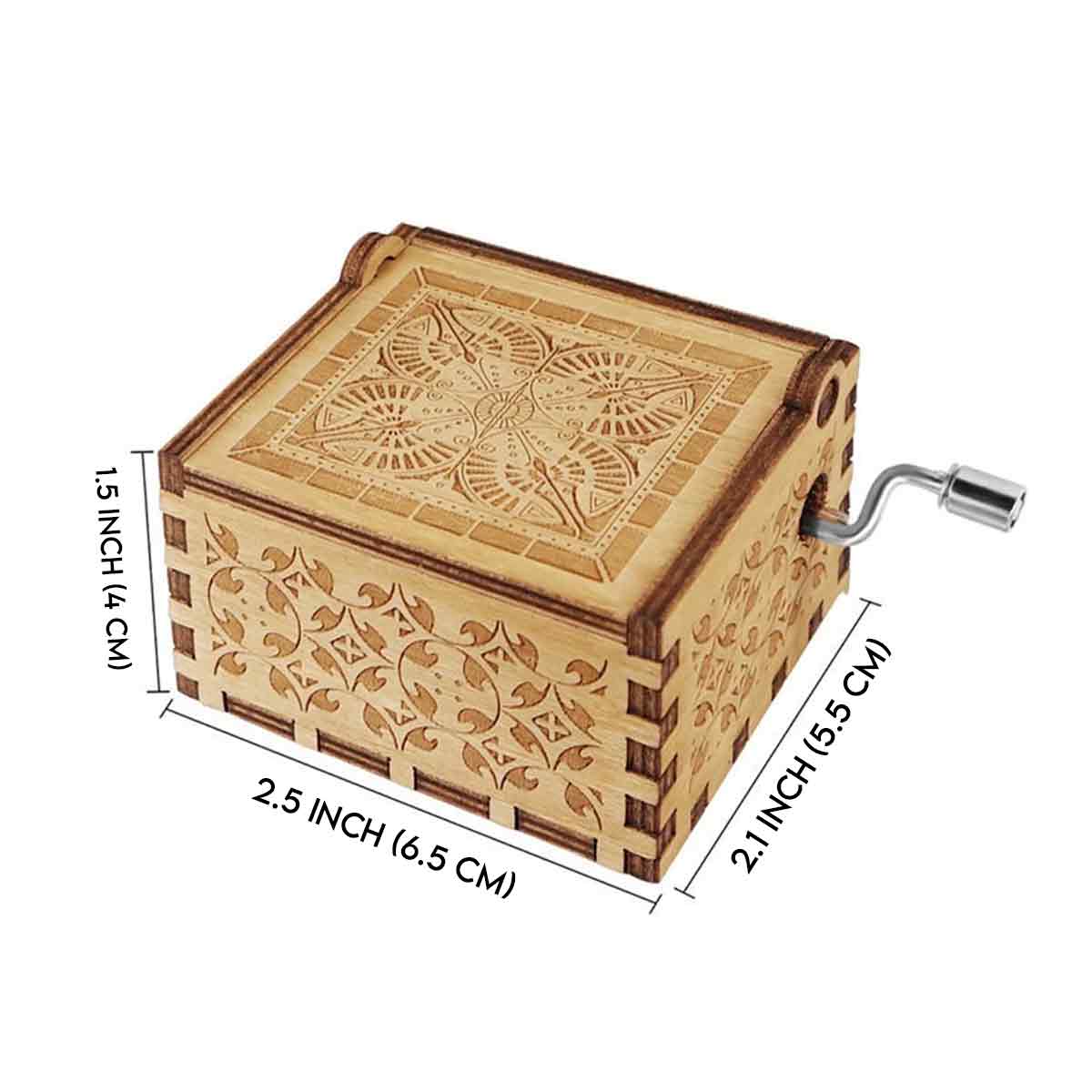 Mom Butterfly - Personalized Mother Hand Crank Music Box
