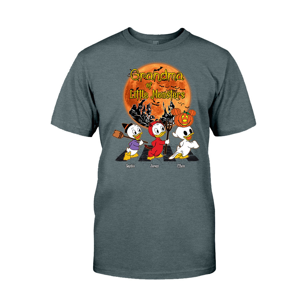 Grandma Of Little Monsters - Personalized Mouse T-shirt And Hoodie