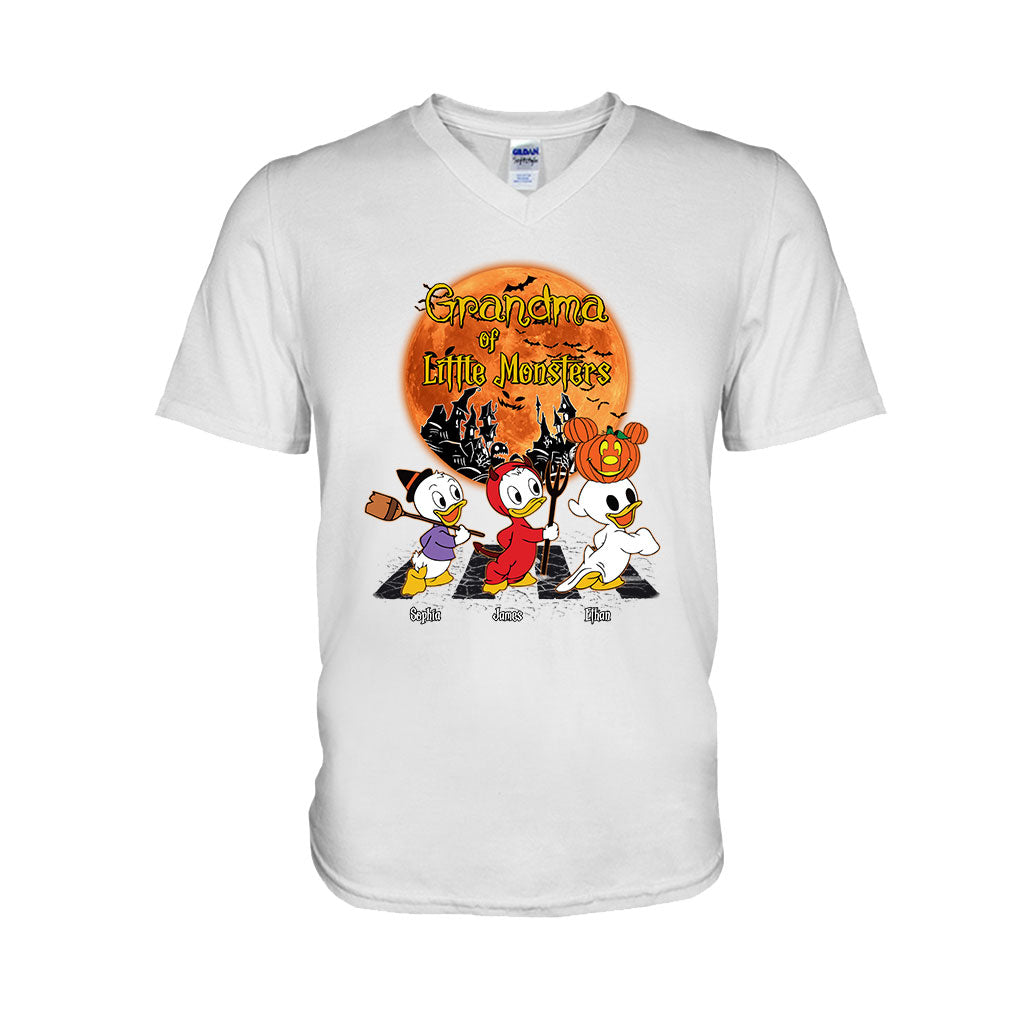 Grandma Of Little Monsters - Personalized Mouse T-shirt And Hoodie