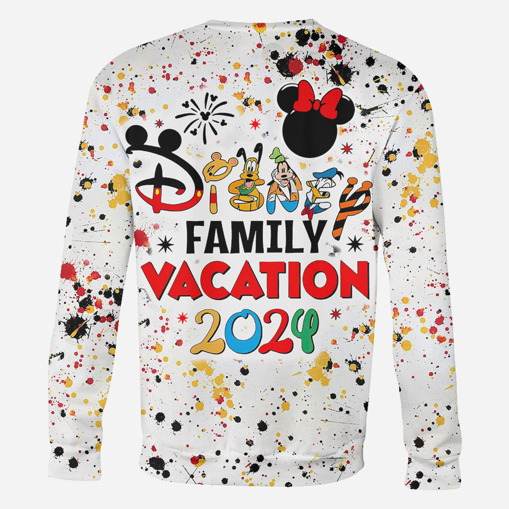 Family Vacation - Personalized Mouse All Over Shirt