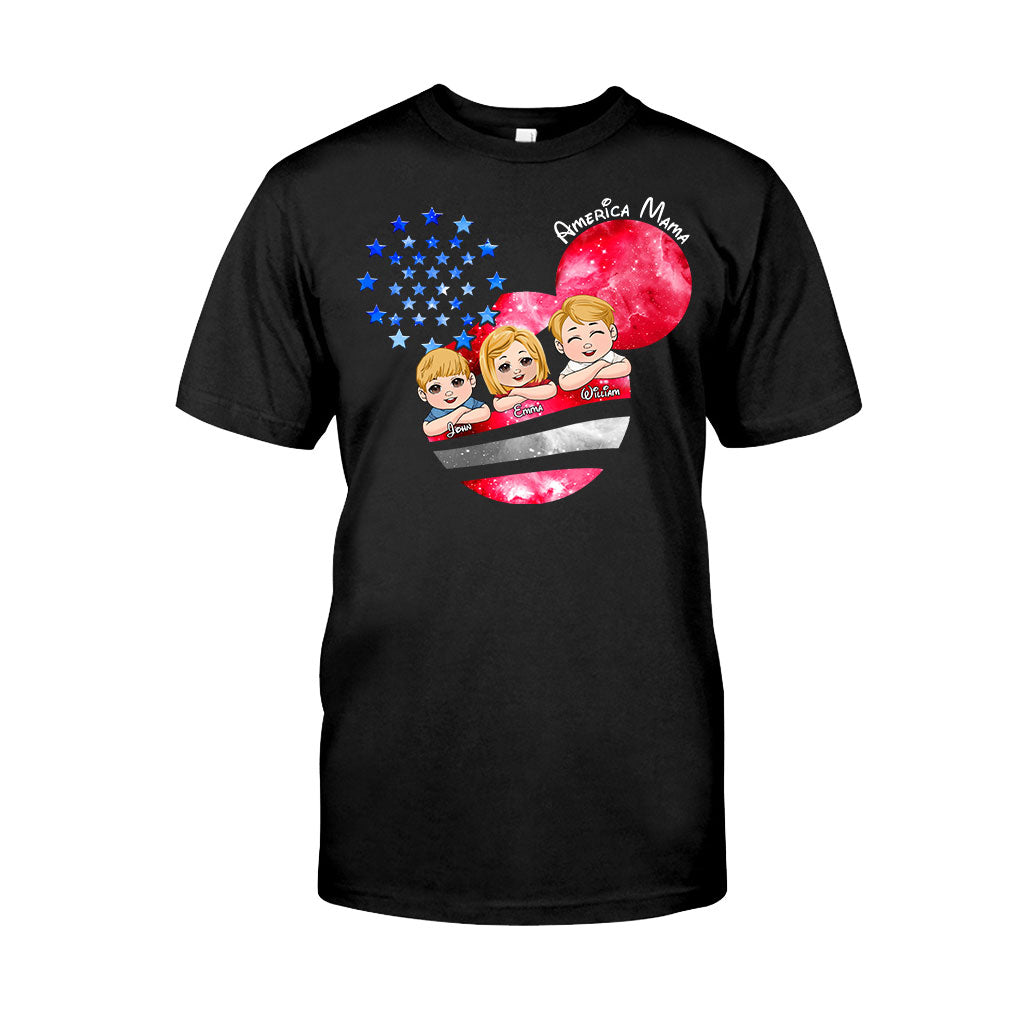 Magical America Mama - Personalized Mother T-shirt And Hoodie