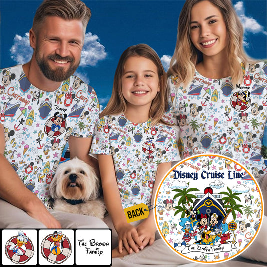 Family Cruise - Personalized Cruising All Over Shirt
