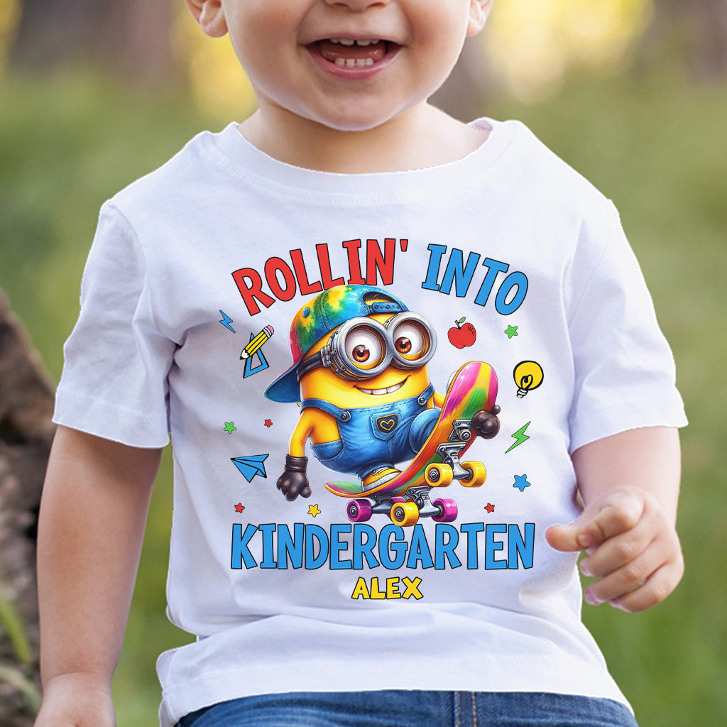 Rollin Into School - Personalized T-shirt And Hoodie