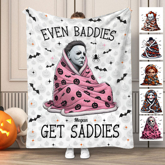 Even Baddies Get Saddies - Personalized Blanket