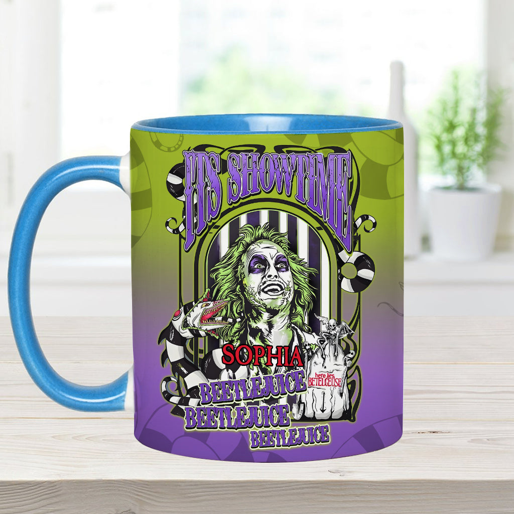 Never Trust The Living - Personalized Accent Mug