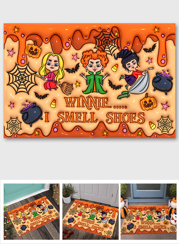 I Smell Shoes - Three Witches Doormat