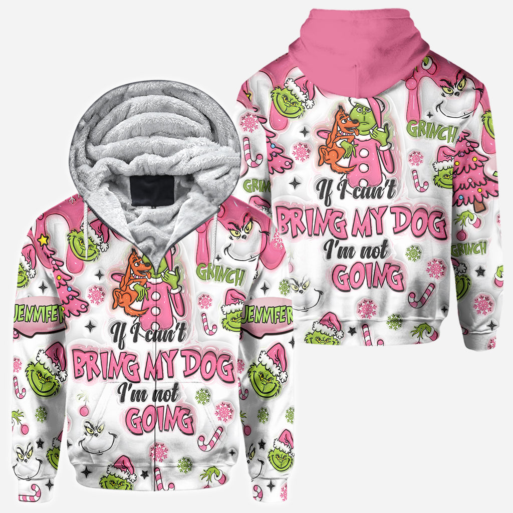 If I Can't Bring My Dog - Personalized Stole Christmas All Over Shirt