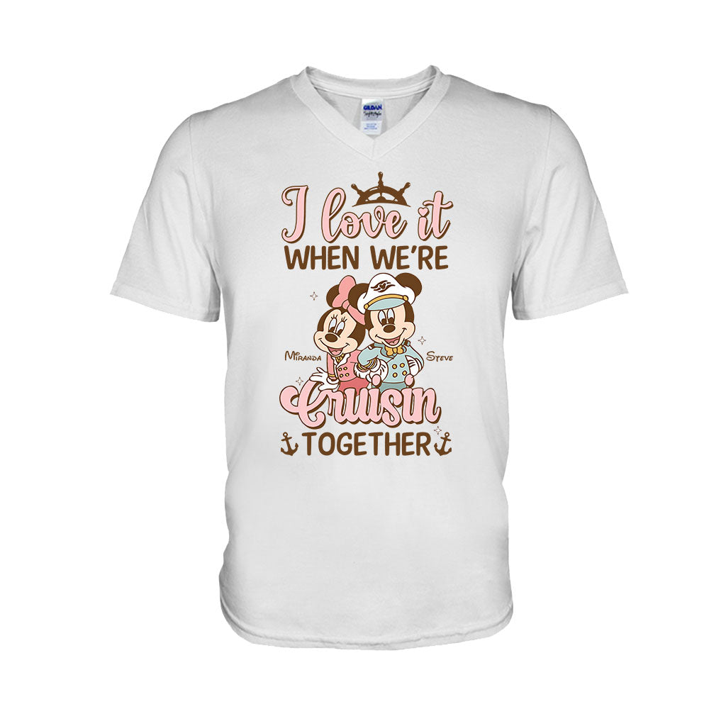 Love It When We're Cruisin Together - Personalized Cruising T-shirt And Hoodie