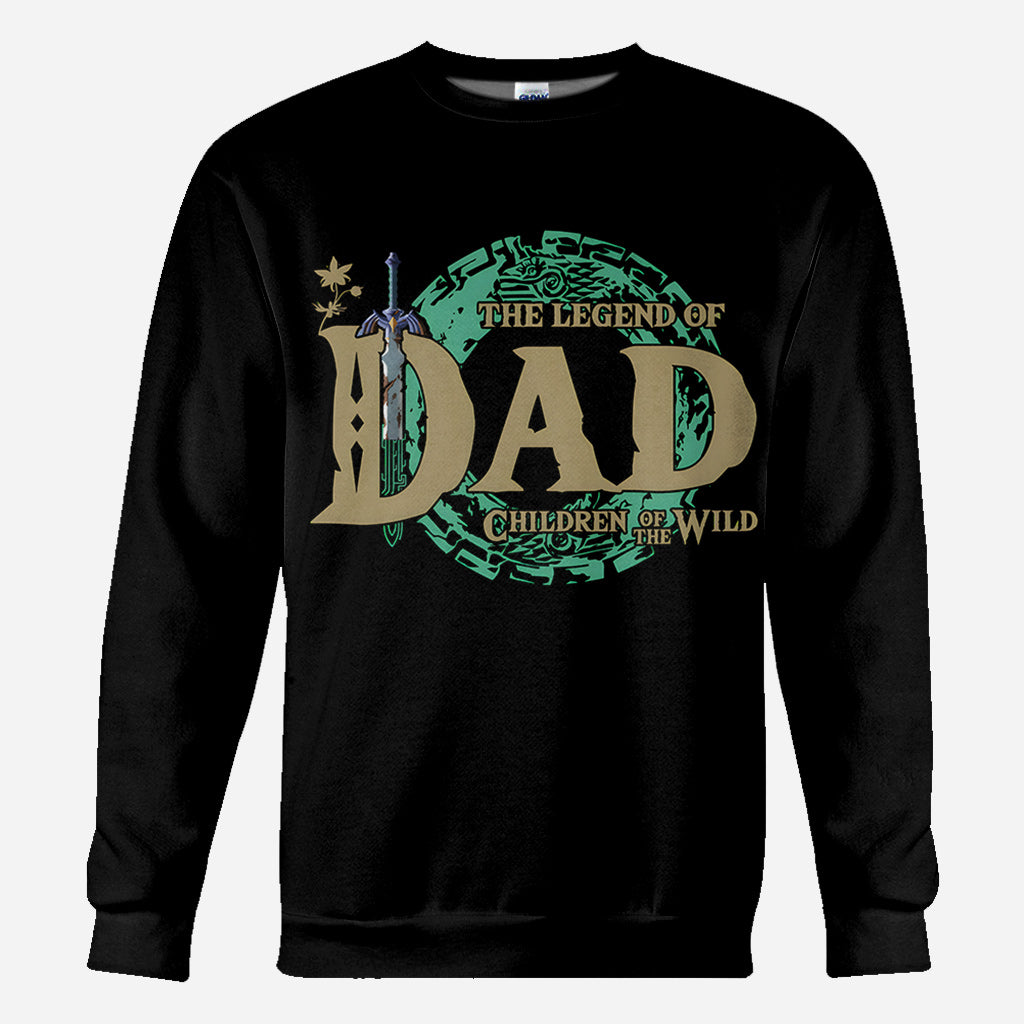 The Legend Of Dad/ Mom/ Nana... - Personalized The Hero's Legend All Over Shirt