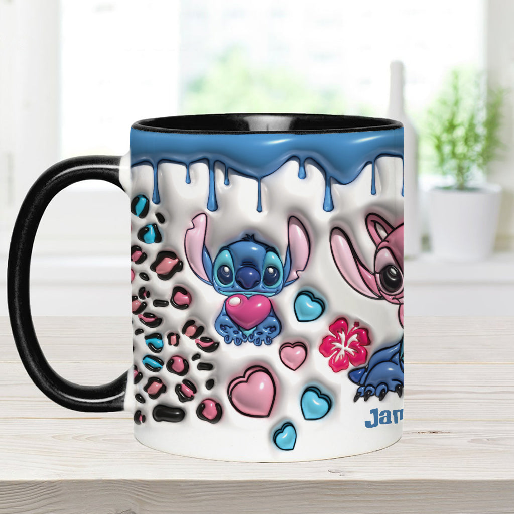 Ohana Love - Personalized Ohana Accent Mug