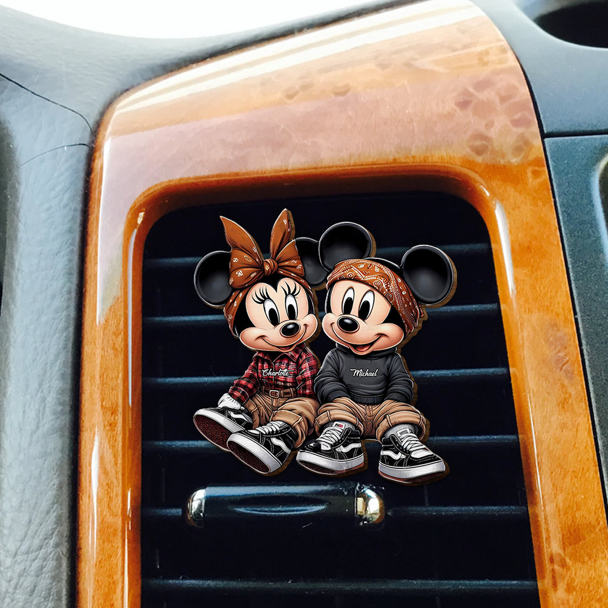 Chiano Mouse - Personalized Mouse Shaped Car Visor Clip