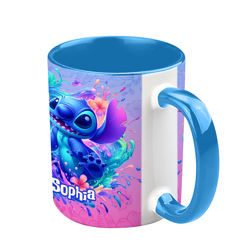 Ohana Means Family - Personalized Ohana Accent Mug