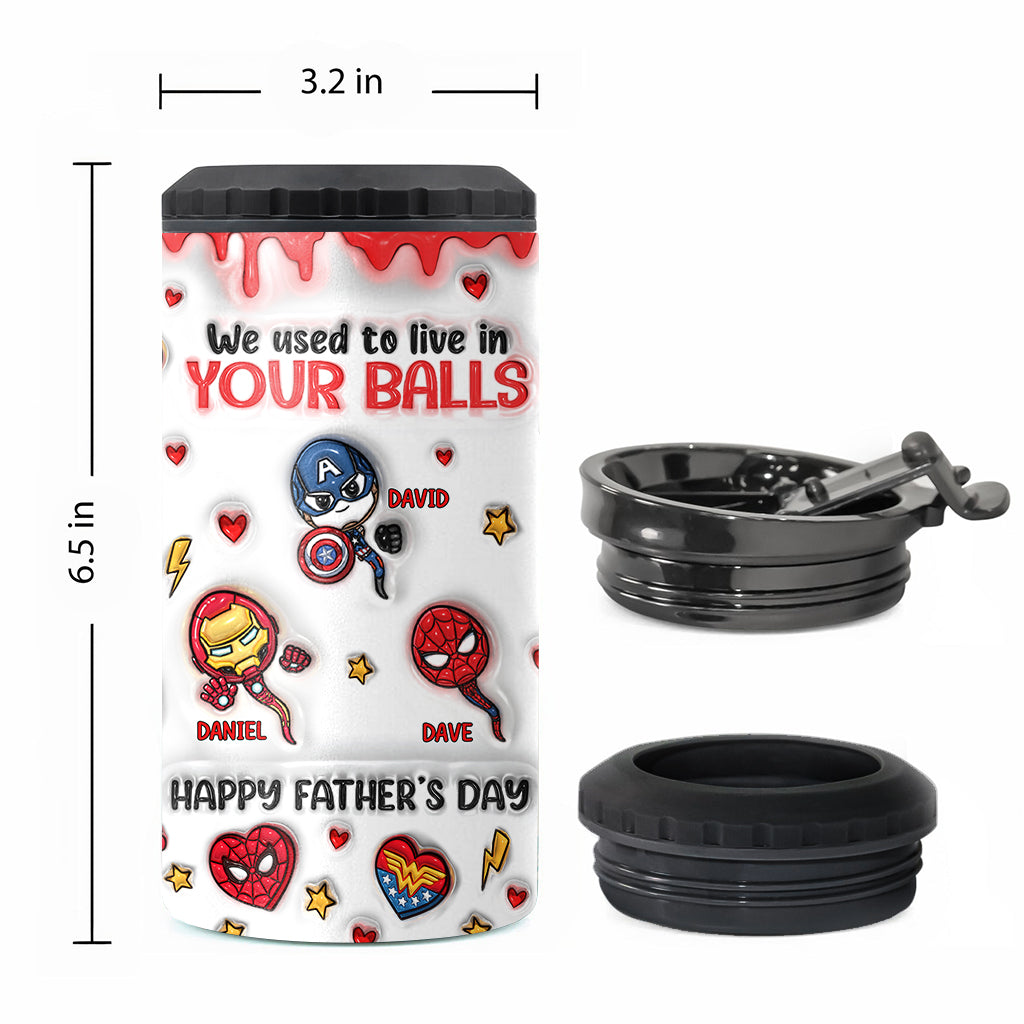 Happy Father's Day - Personalized Marvelous Universe Can Cooler