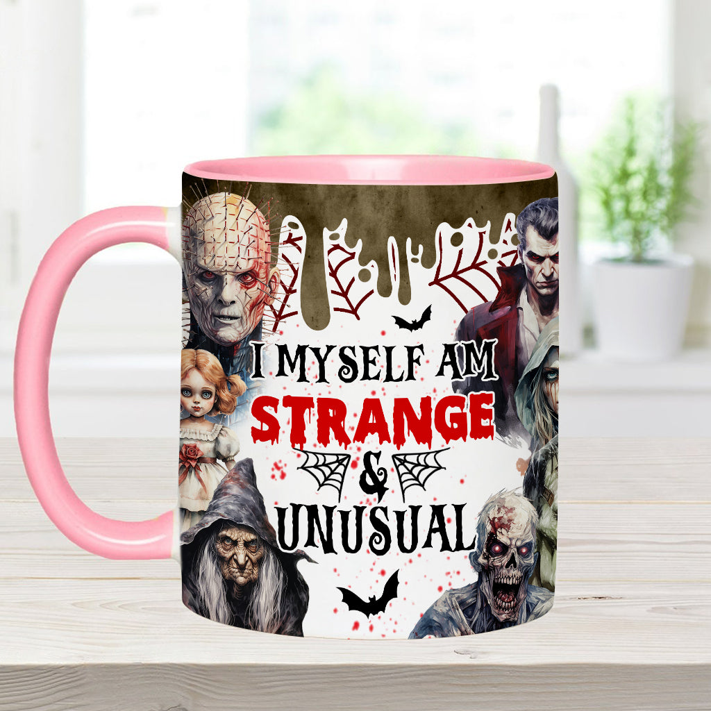 Myself Strange and Unusual - Personalized Accent Mug