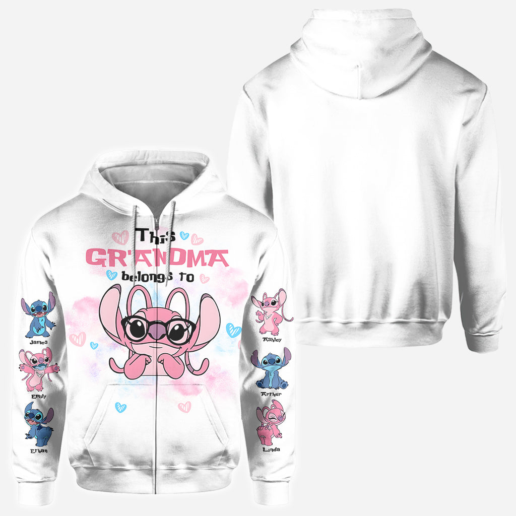 This Grandma Belongs To Custom Any Title - Personalized Ohana All Over Shirt