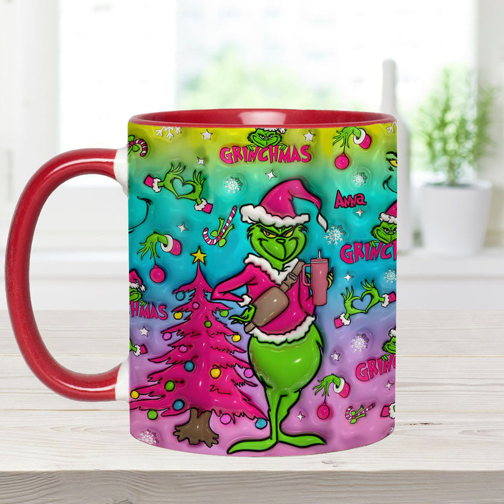Holo Christmas - Personalized Stole Christmas Accent Mug