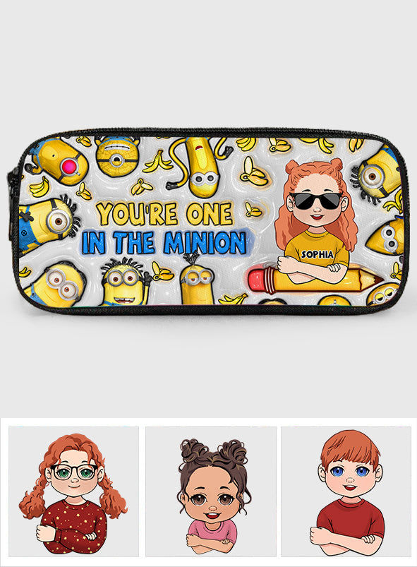 One In The Minion - Personalized Kid Pencil Case