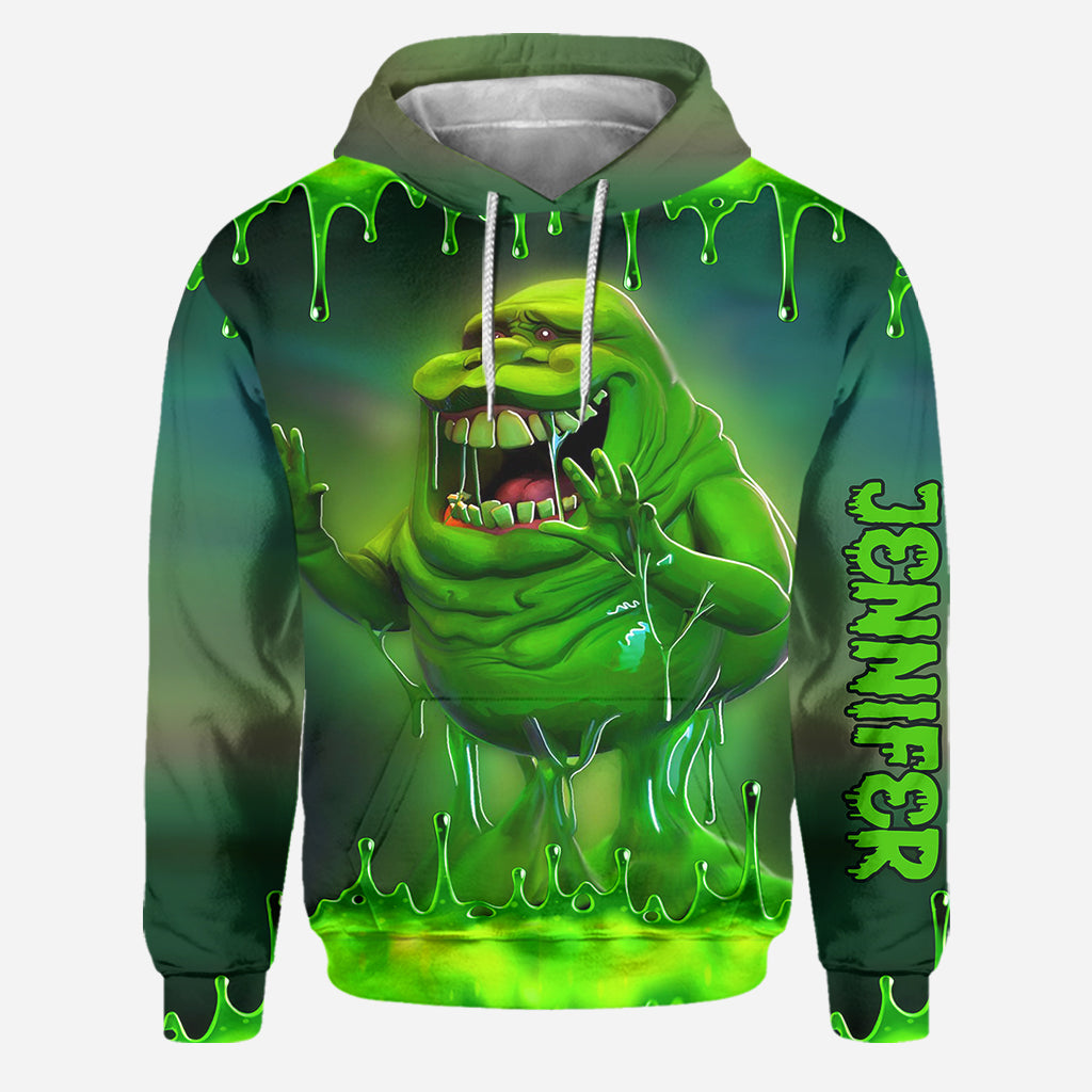 Green Ghost - Personalized Ghostbusters Hoodie and Leggings
