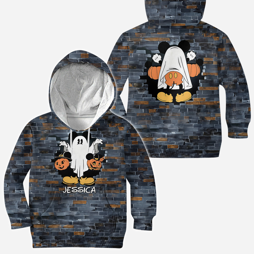 Funny Ghost Mouse - Personalized Mouse All Over Shirt