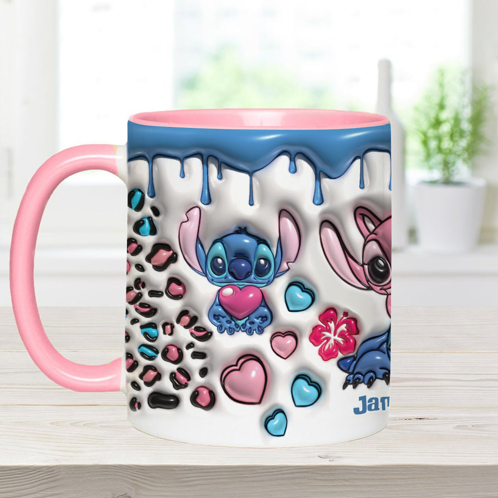 Ohana Love - Personalized Ohana Accent Mug
